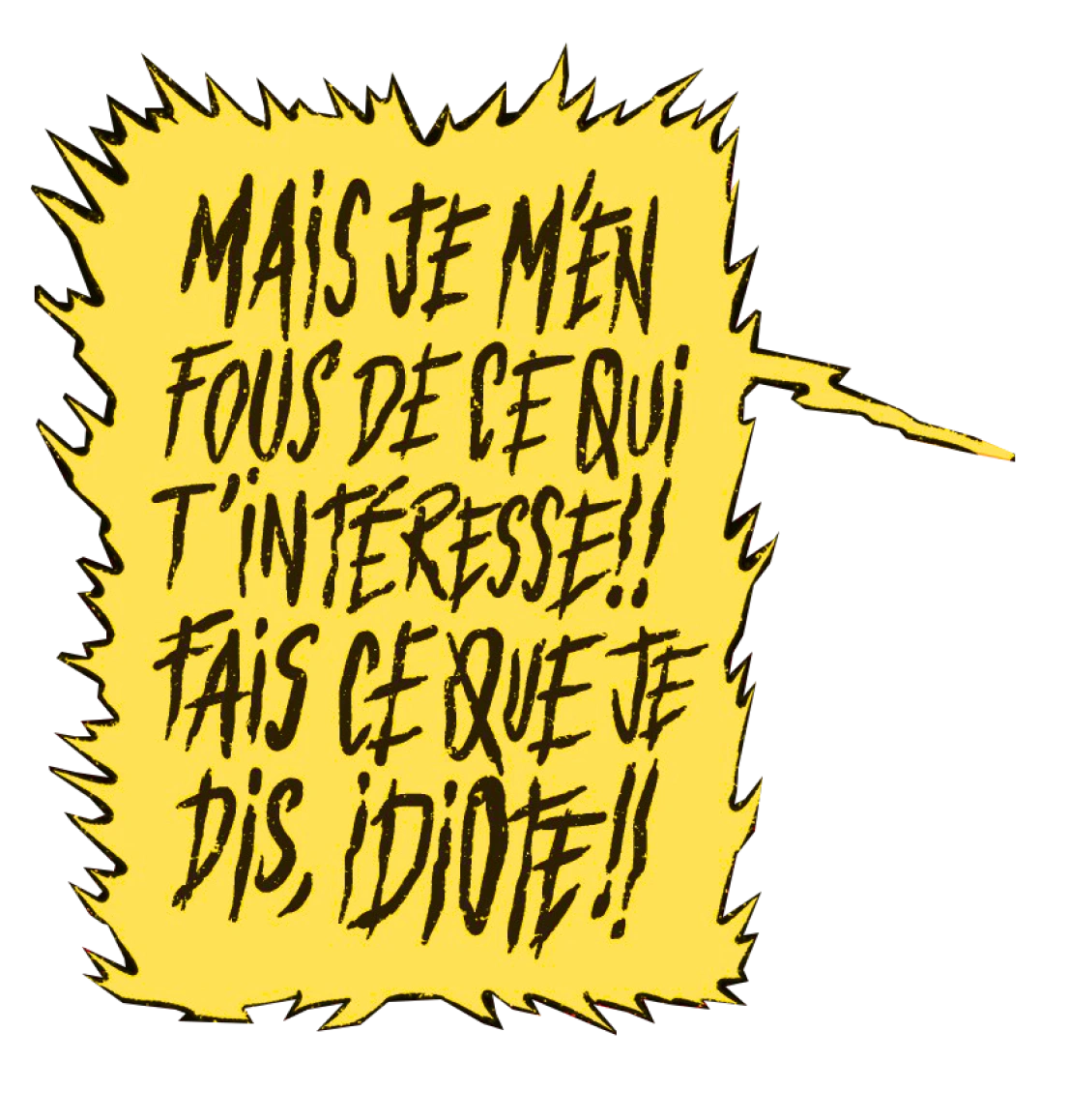Une bulle de la BD Furieuse.
